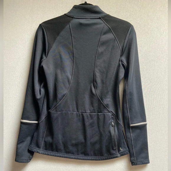 Lole black  3/4 zip performance pullover fleece with thumbholes Sz M - Picture 2 of 13